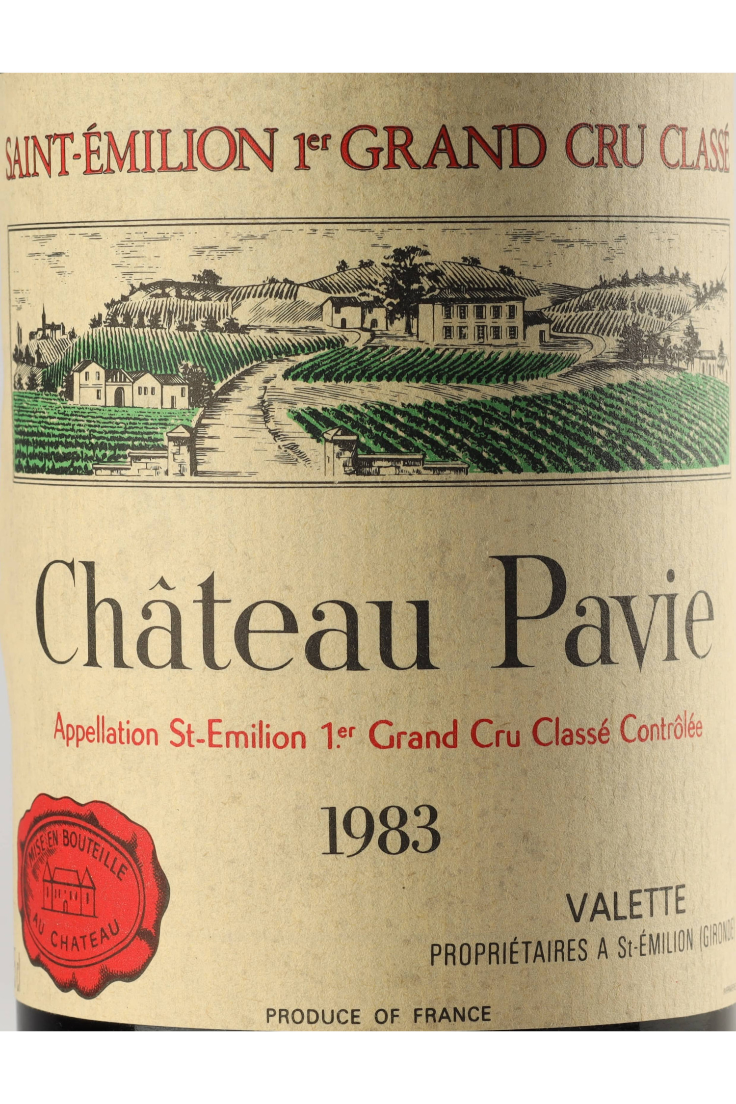 Château Pavie 1983, Saint Emilion
