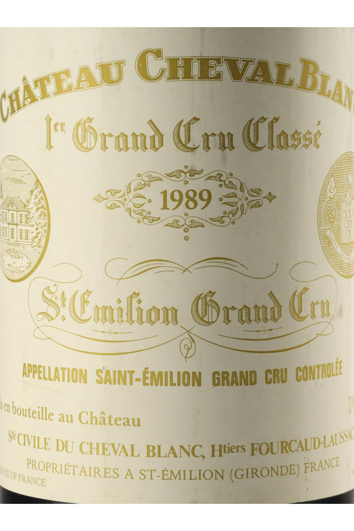 処分価格 CH. CHEVAL BLANC 1989 1989 Chateau Cheval Blanc - Buy