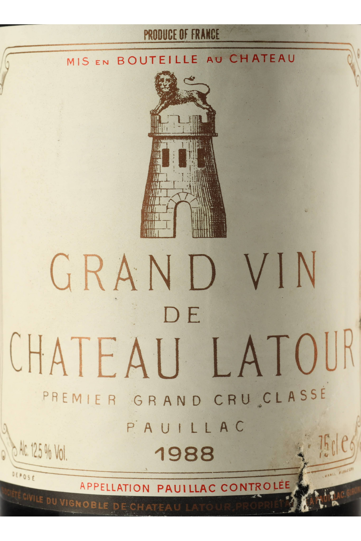 Château Latour 1988, Pauillac