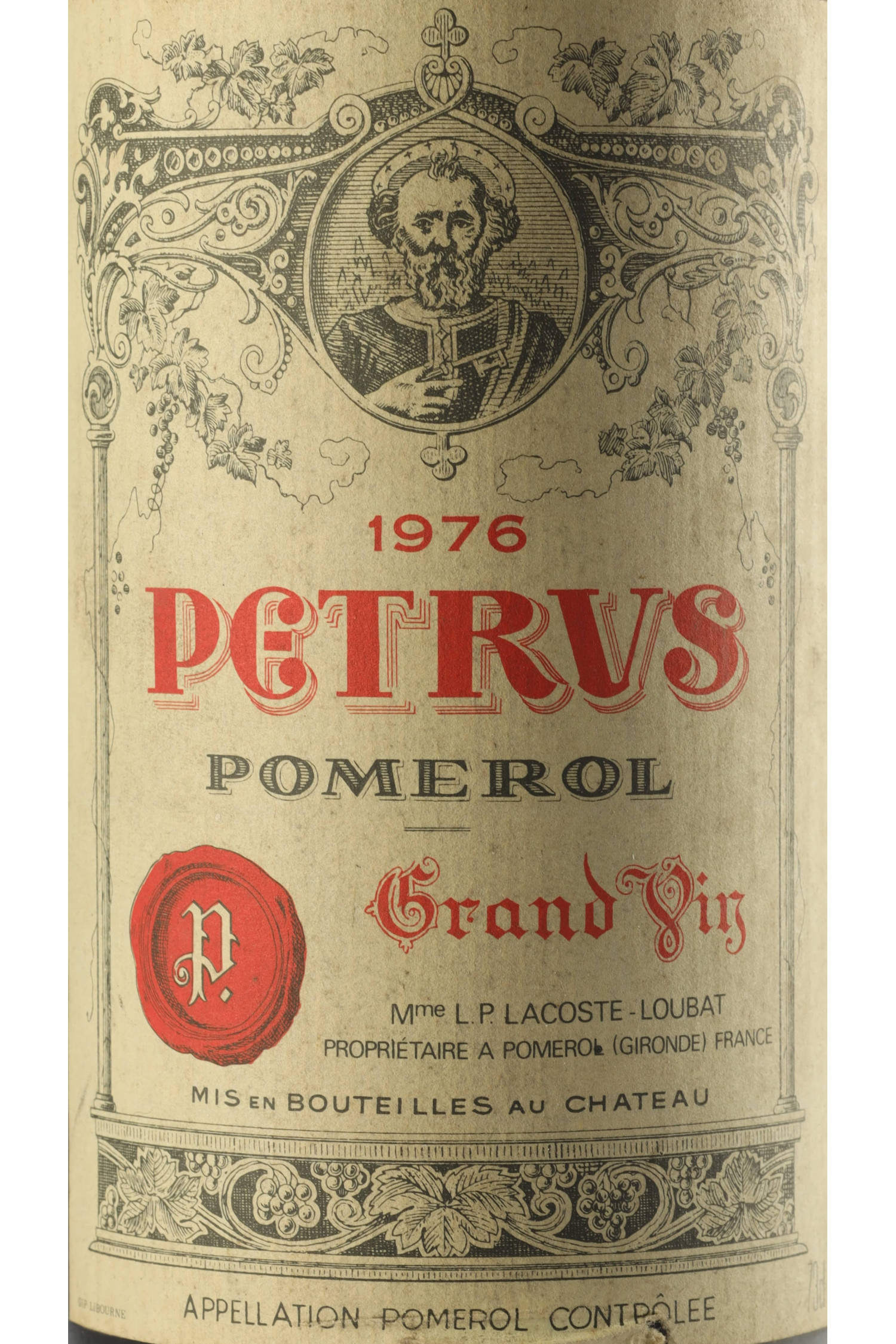 Petrus 1976, Pomerol