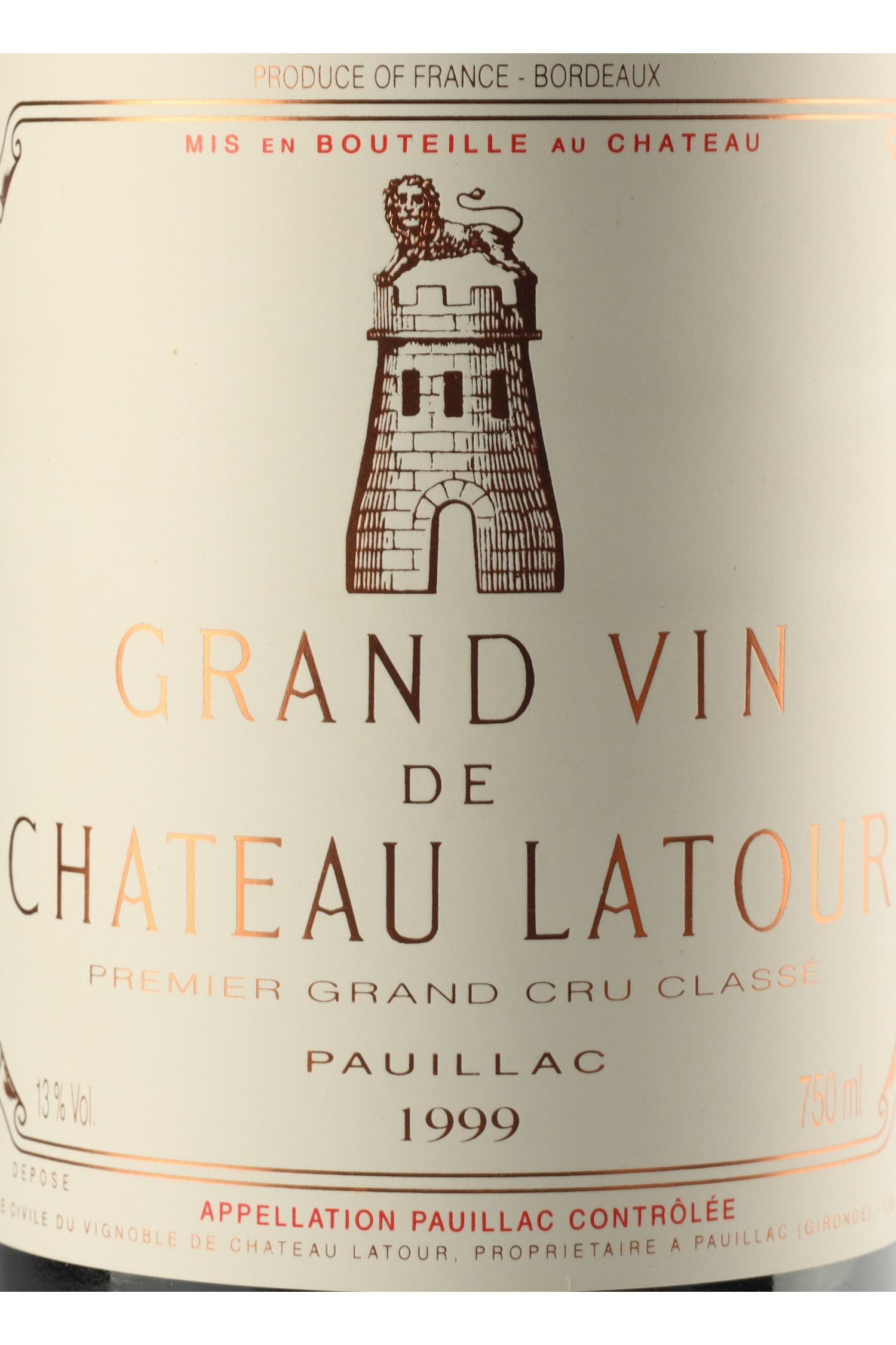 Château Latour 1999, Pauillac
