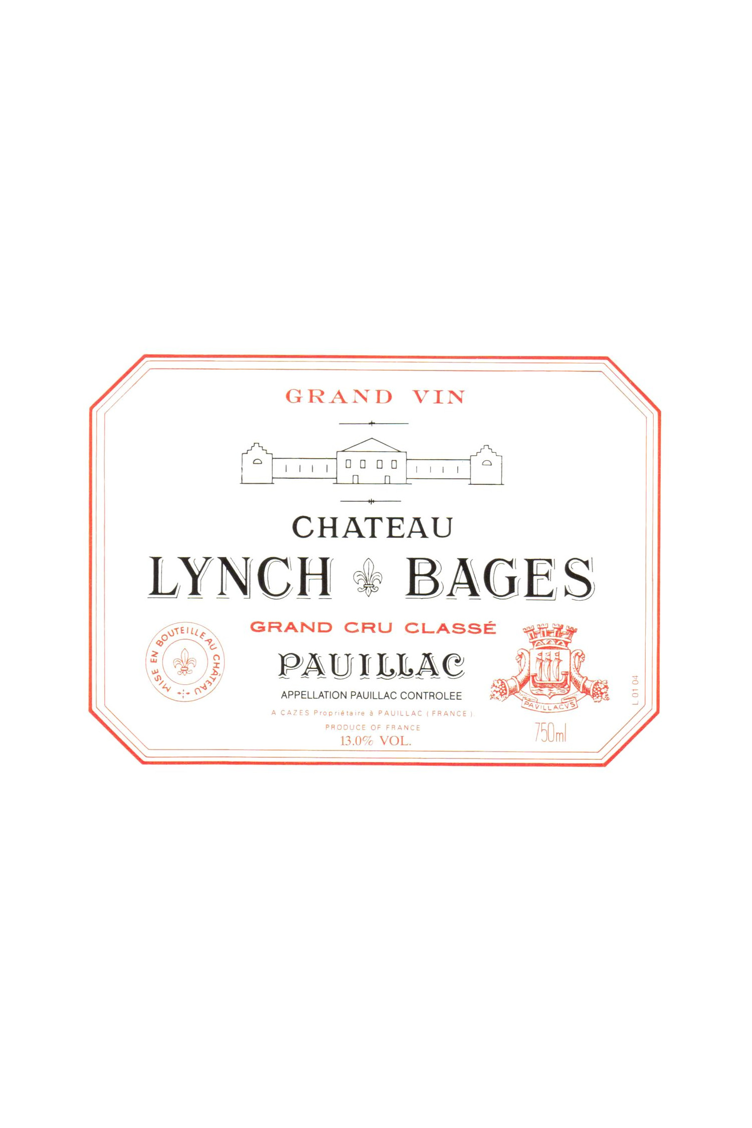 Château Lynch Bages 1997, Pauillac