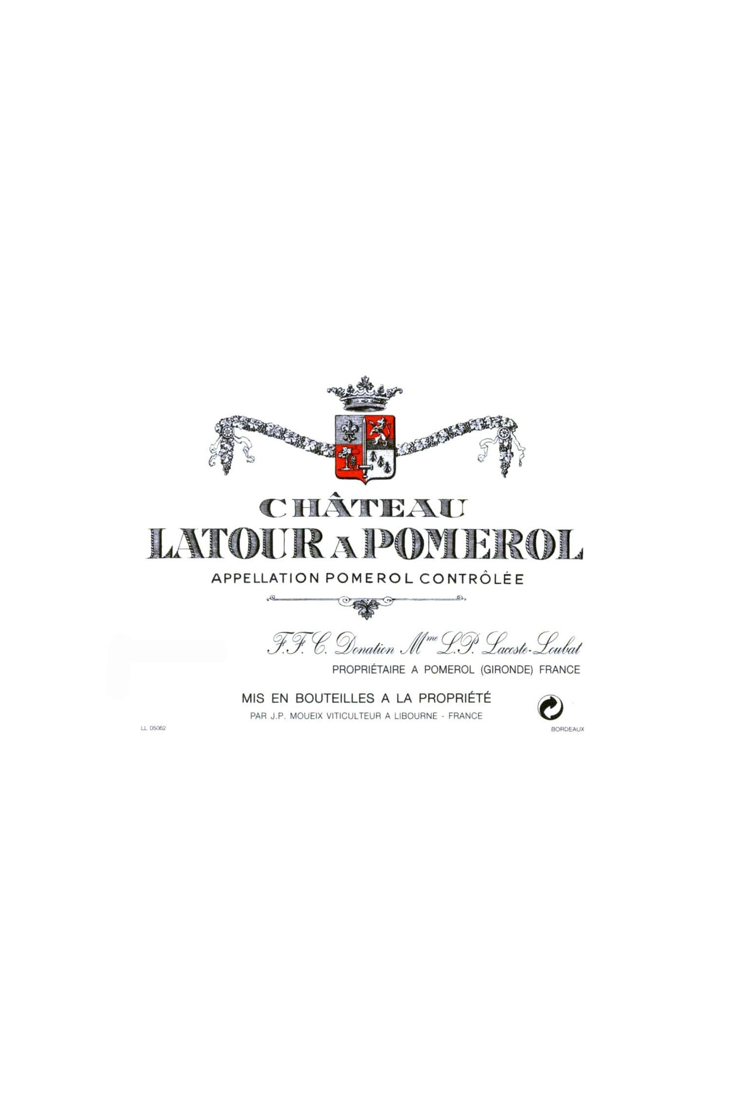 1999 ラトゥール・ア・ポムロール Château Latour A Pomerol 1999, Pomerol