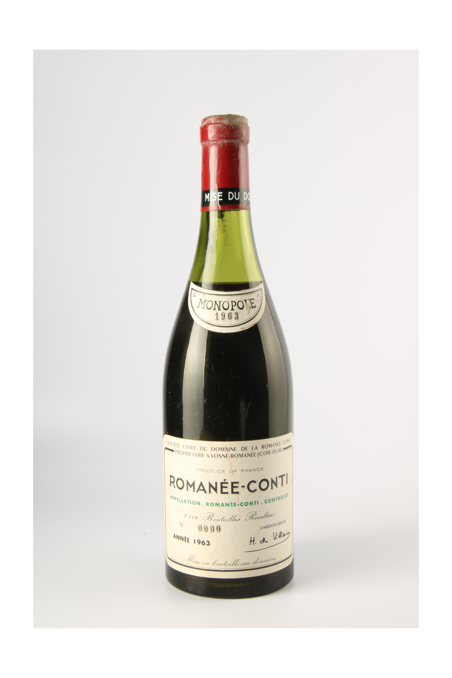 Domaine De La Romanee Conti 1963, Romanée Conti