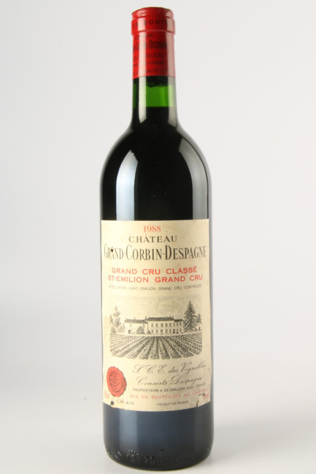 CHÂTEAU GRAND CORBIN DESPAGNE 1988