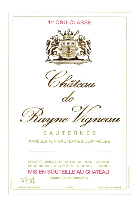 CHÂTEAU DE RAYNE VIGNEAU 1955
