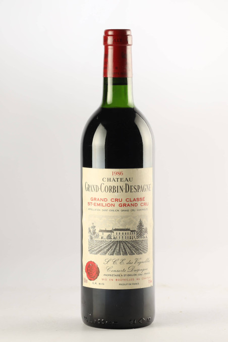 CHÂTEAU GRAND CORBIN DESPAGNE 1986
