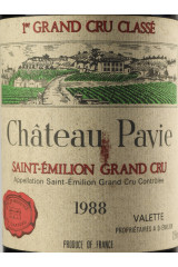 CHÂTEAU PAVIE 1988